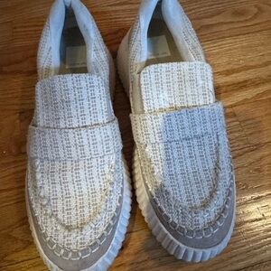 Women's Cream Loafers